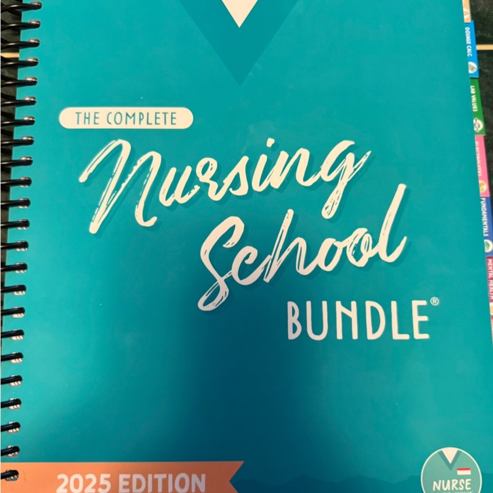 Nursing School Bundle 2025 Edition - spiral bound
